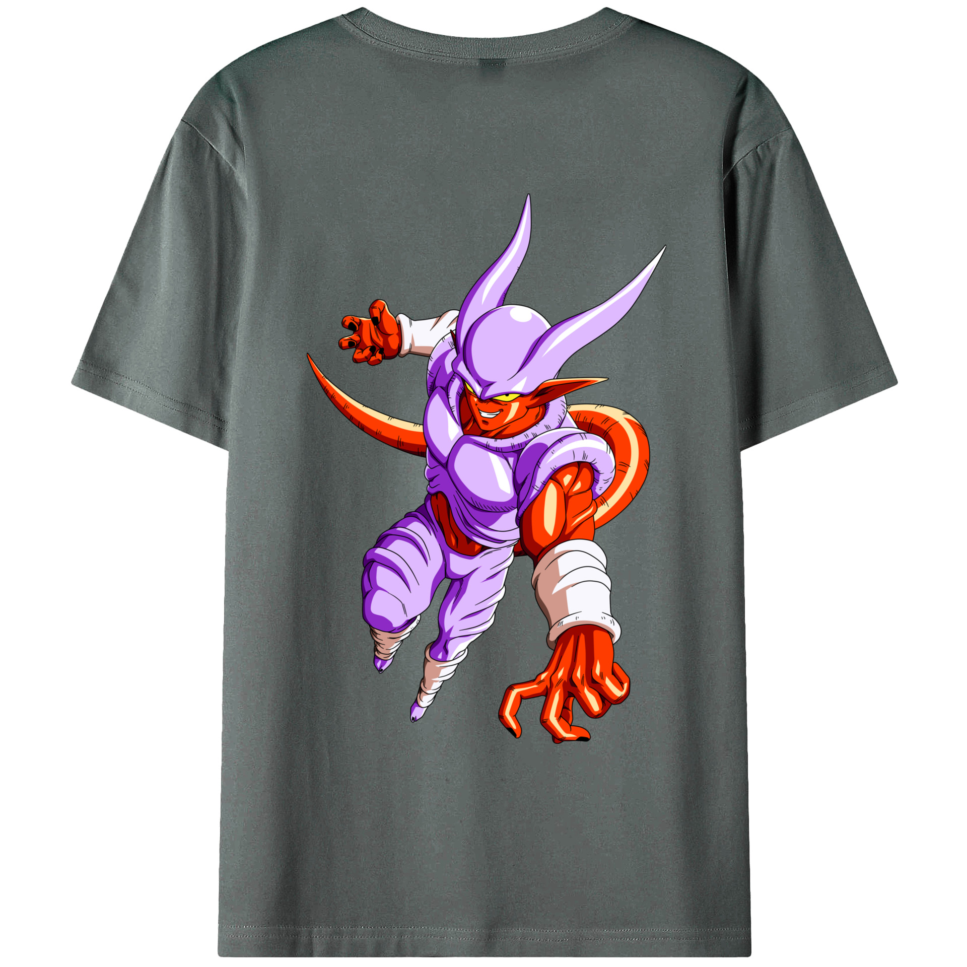 （画像用） ドラゴンボール ジャネンバ DRAGON BALL Janemba 綿100％ メンズ半袖Tシャツ（バックプリント） 通気性
